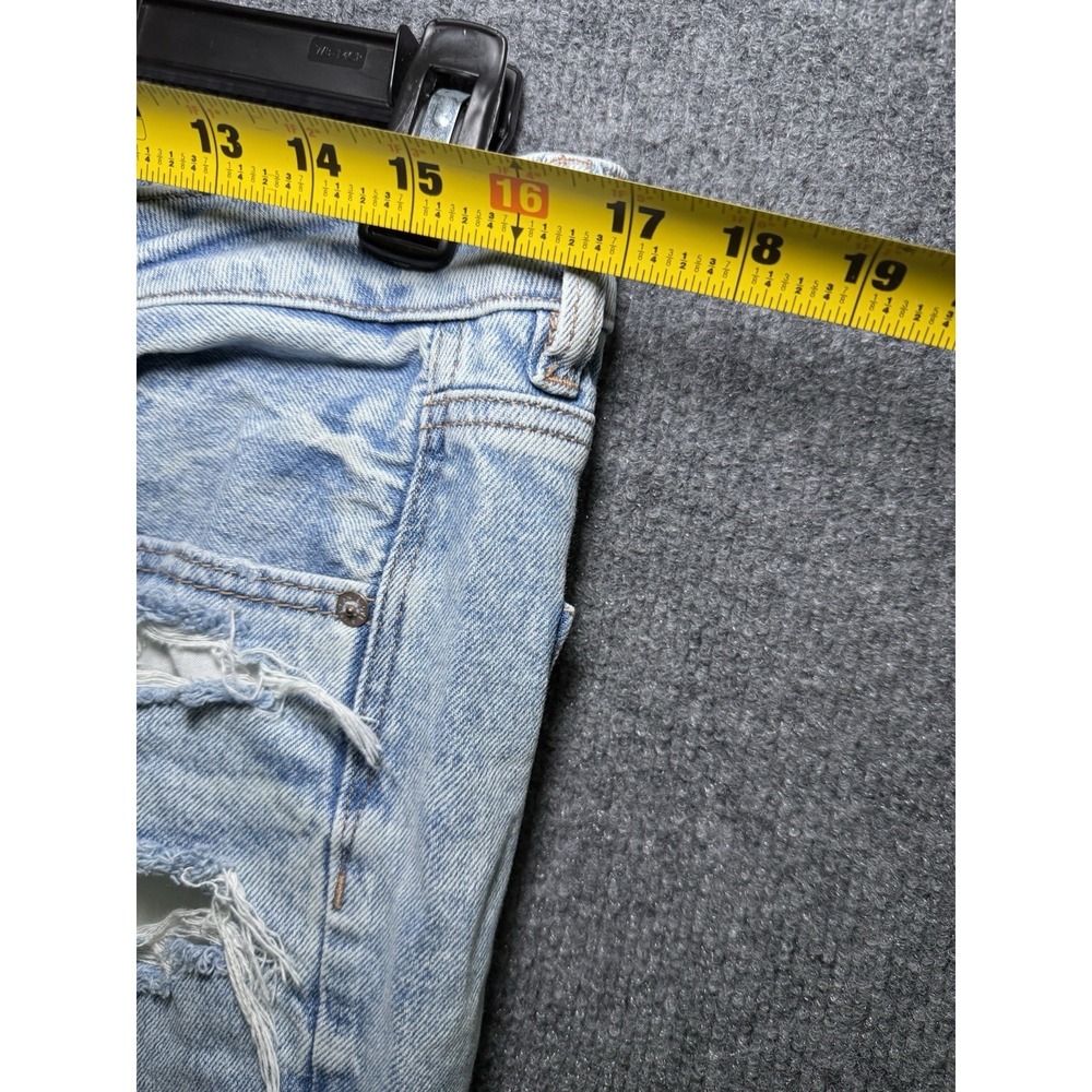 American Eagle Jeans Distressed Ripped Holes Women's SZ 12 Regular - Picture 8 of 11